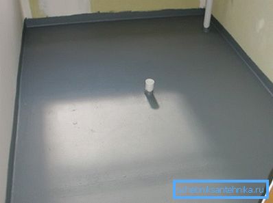 Podlaha s hydroizoláciou Podlaha s hydroizoláciou