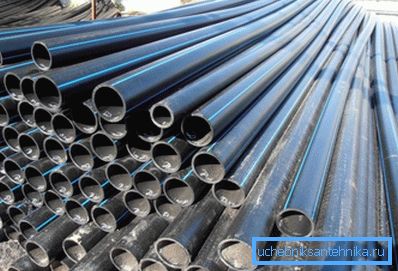 Polyetylénové potrubia bez zásuvky pre inštaláciu hlavných podzemných zariadení. Polyetylénové potrubia bez zásuvky pre inštaláciu hlavných podzemných zariadení.