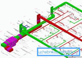 Projekt ventilačného systému kancelárskeho centra.
