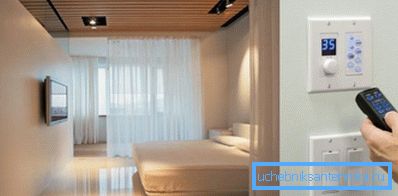 Ovládací panel ventilačného systému na uľahčenie jeho používania