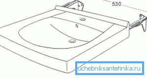 Schéma inštalácie umývadla Schéma inštalácie umývadla