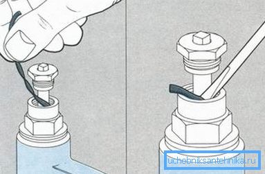 Schéma výmeny tesniaceho ventilu Schéma výmeny tesniaceho ventilu