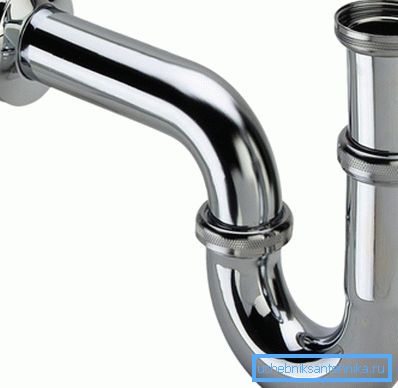 Umývadlové sifón. Jeho spodný ohyb je v skutočnosti hydraulický ventil. Umývadlové sifón. Jeho spodný ohyb je v skutočnosti hydraulický ventil.