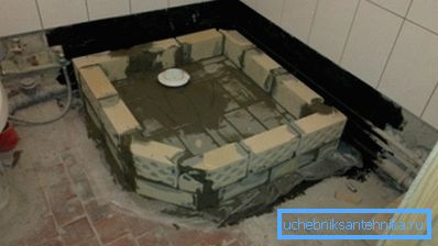 Po prvé, položte obrubník tehál. Po prvé, položte obrubník tehál.