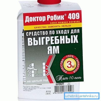 Výrobok na ošetrovanie žúmp
