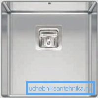 Oceľová miska s bočnou stranou 400 mm pre umiestnenie do kuchyne