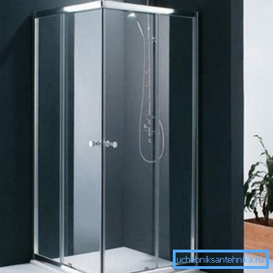 Sklenená sprchovací kút 90x90 bez panvice Sklenená sprchovací kút 90x90 bez panvice