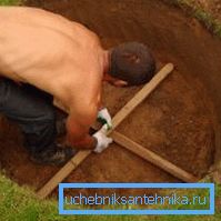 Technológia vykopávania vrtov začína výberom miesta a počiatočnými meraniami pre zvolený materiál jadra
