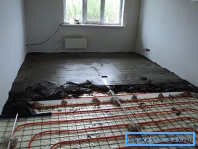 Vyhrievajte podlahu z vykurovacej cementového piesku Vyhrievajte podlahu z vykurovacej cementového piesku