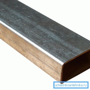 Rúrkový profil 60x40 mm Rúrkový profil 60x40 mm