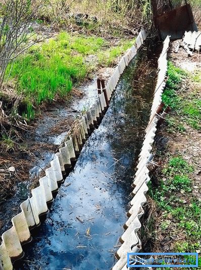 Posilnenie drenážnej bridlice Posilnenie drenážnej bridlice