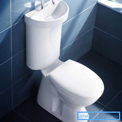 WC s umývadlom. WC s umývadlom.