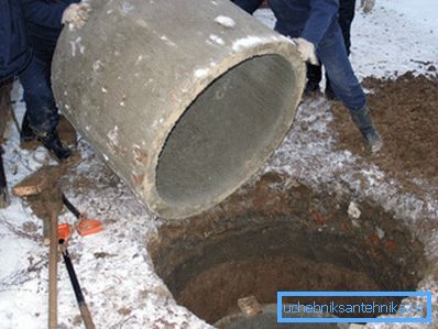 Montáž krúžkov do jamiek akumulačného typu Montáž krúžkov do jamiek akumulačného typu