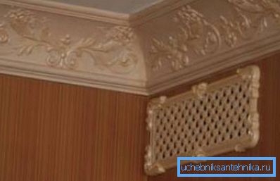 Stropná ventilačná mriežka Stropná ventilačná mriežka