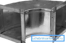 Ventilačný výstup 90 stupňov s prírubovým pripojením Ventilačný výstup 90 stupňov s prírubovým pripojením