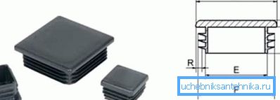 Vnútorný štvorcový polypropylénový model Vnútorný štvorcový polypropylénový model