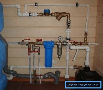 Inštalatérstvo v drevenom dome z polypropylénu Inštalatérstvo v drevenom dome z polypropylénu