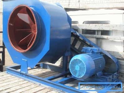 Vysokovýkonný odstredivkový vzduchový ventilátor. Vysokovýkonný odstredivkový vzduchový ventilátor.