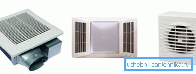 Výfukové ventilátory do kúpeľne Výfukové ventilátory do kúpeľne